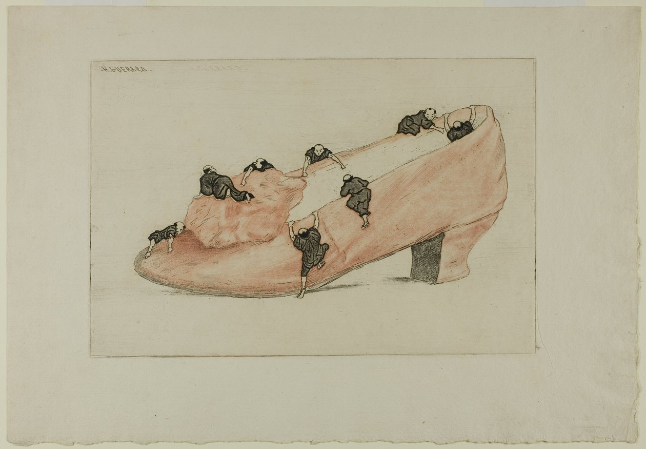 El asalto del zapato de Henri Charles Guérard