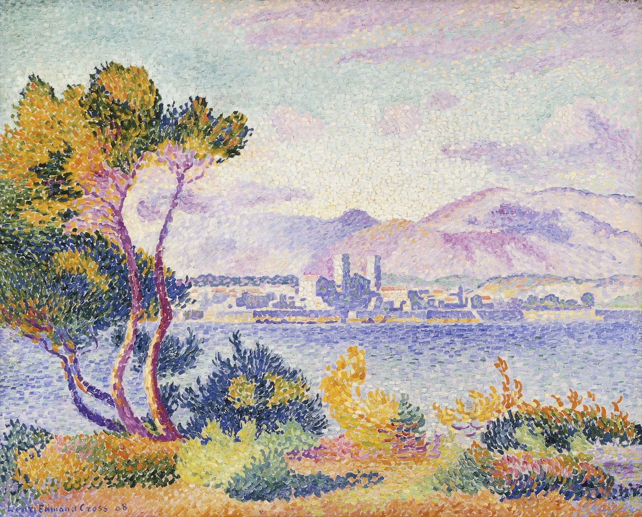 Antibes, tarde, 1908 de Henri Edmond Cross
