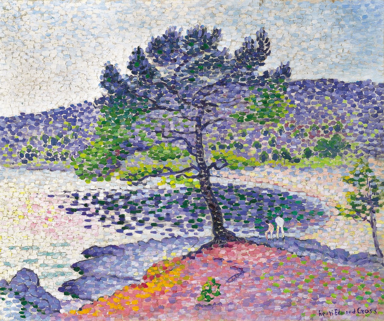 Playa, efecto de la tarde, 1902 de Henri Edmond Cross