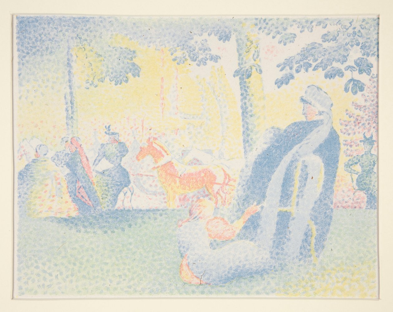Campos Elíseos de Henri Edmond Cross