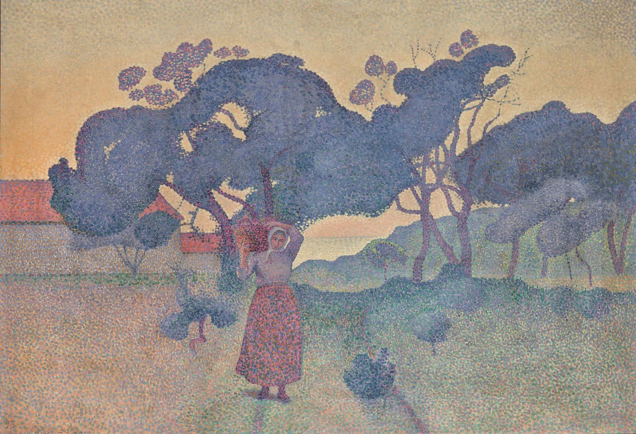 La Ferme Soir, 1893 de Henri Edmond Cross