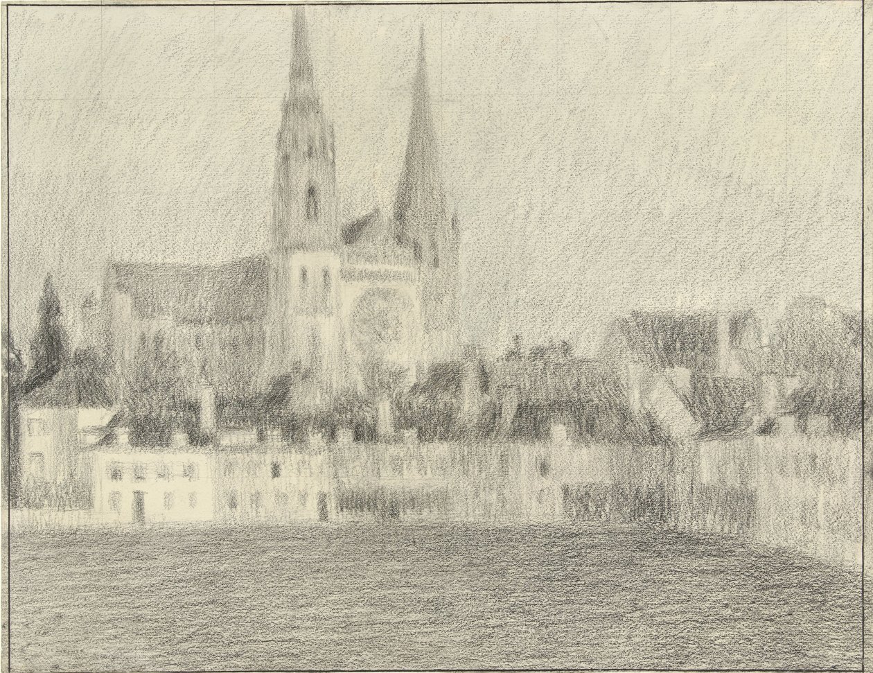 Vista de Chartres de Henri Eugene Le Sidaner