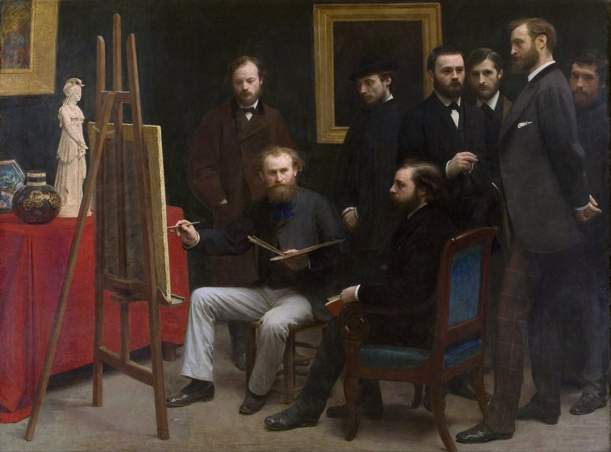 Un estudio en Les Batignolles de Henri Fantin Latour