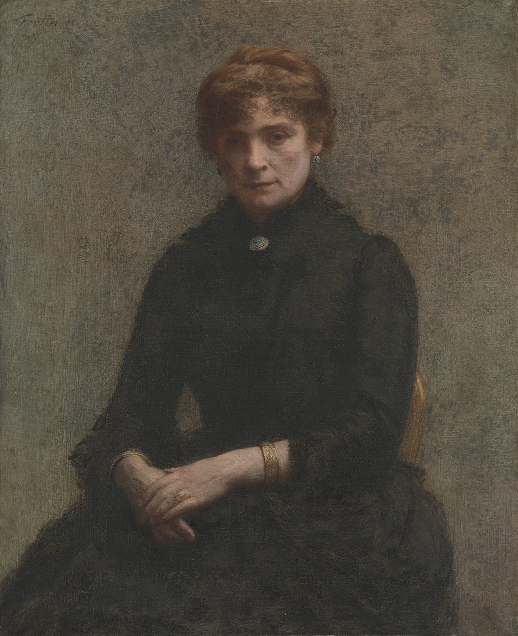 Retrato de una mujer, 1885 de Ignace Henri Jean Fantin Latour