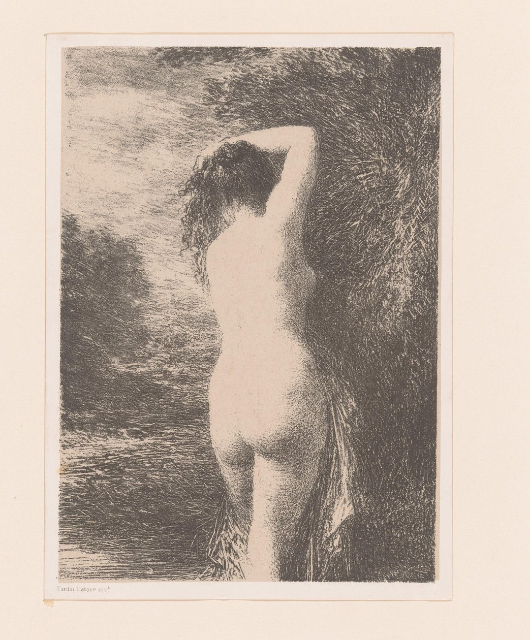 Bañista de pie
Baigneuse debout de Ignace Henri Jean Fantin Latour