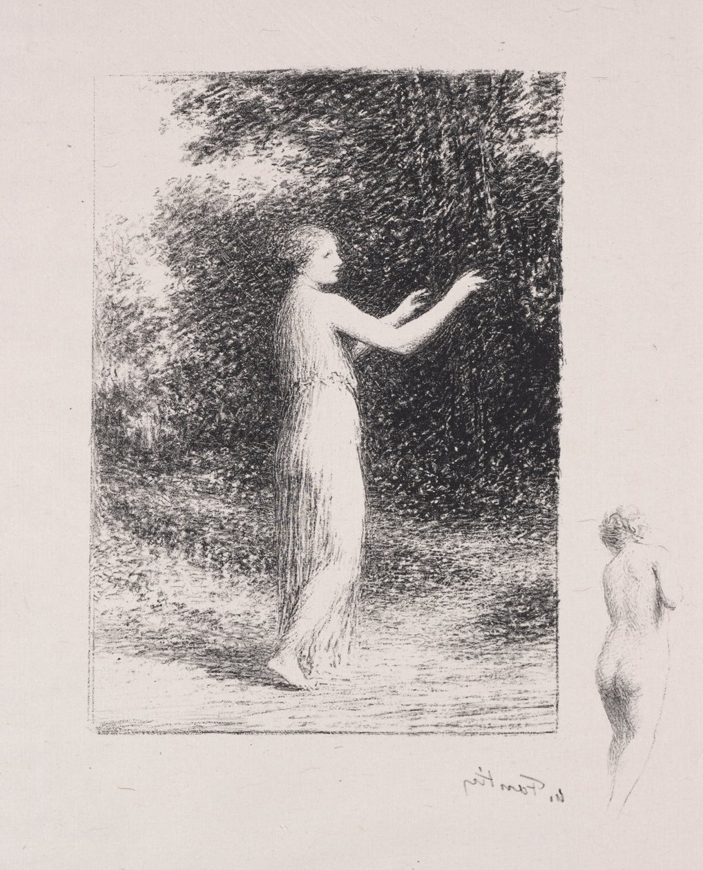 El mendigo de Ignace Henri Jean Fantin Latour
