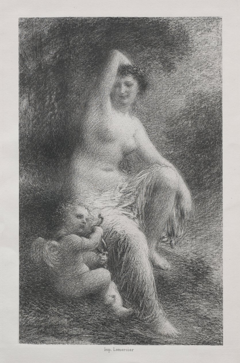 Venus y Cupido de Ignace Henri Jean Fantin Latour