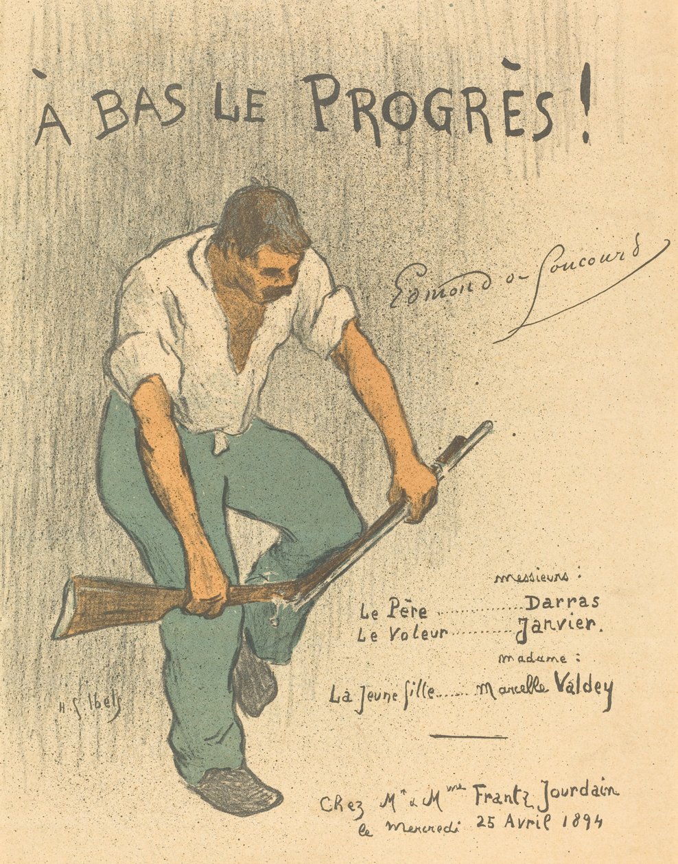 ¡Abajo el progreso! de Henri Gabriel Ibels