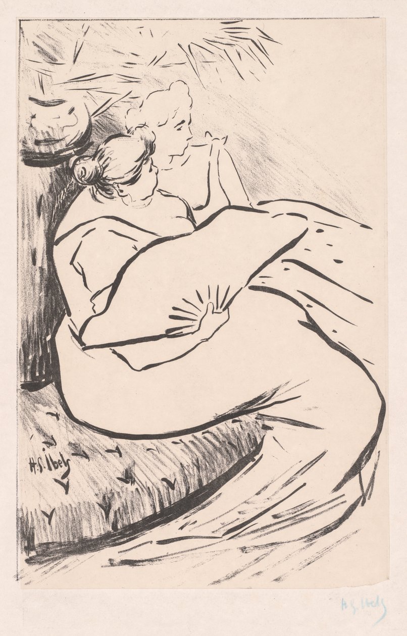 Mujer sentada de Henri Gabriel Ibels