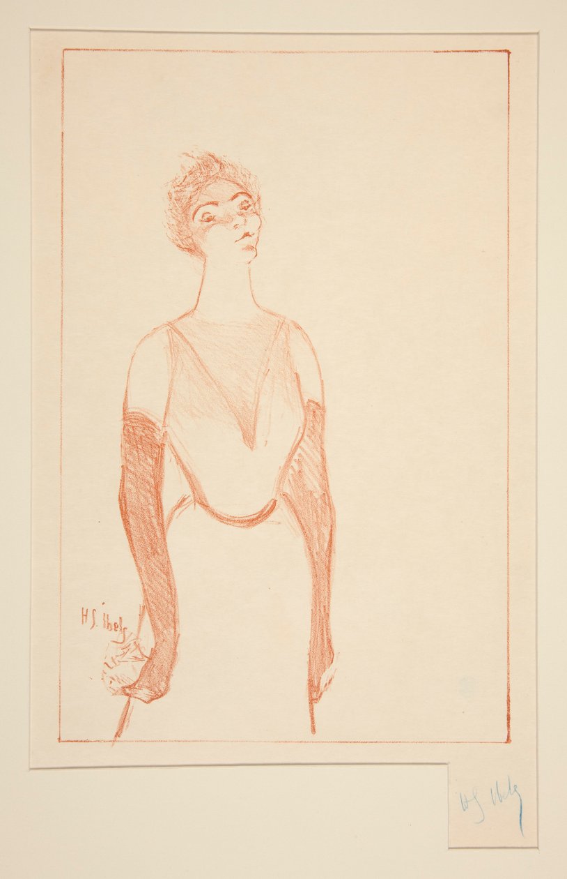 yvette guilbert de Henri Gabriel Ibels
