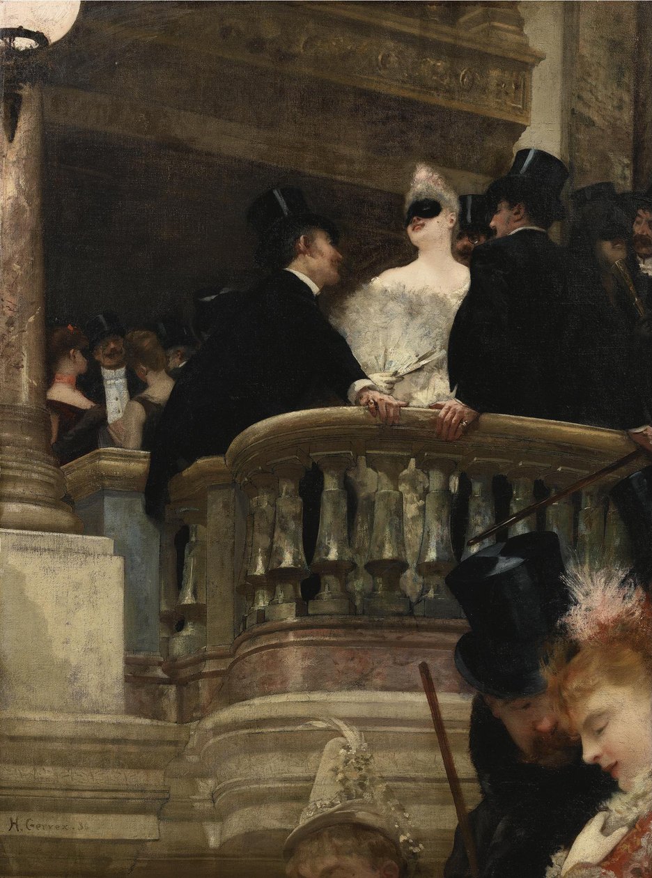 Baile de máscaras en la Ópera, 1886 de Henri Gervex