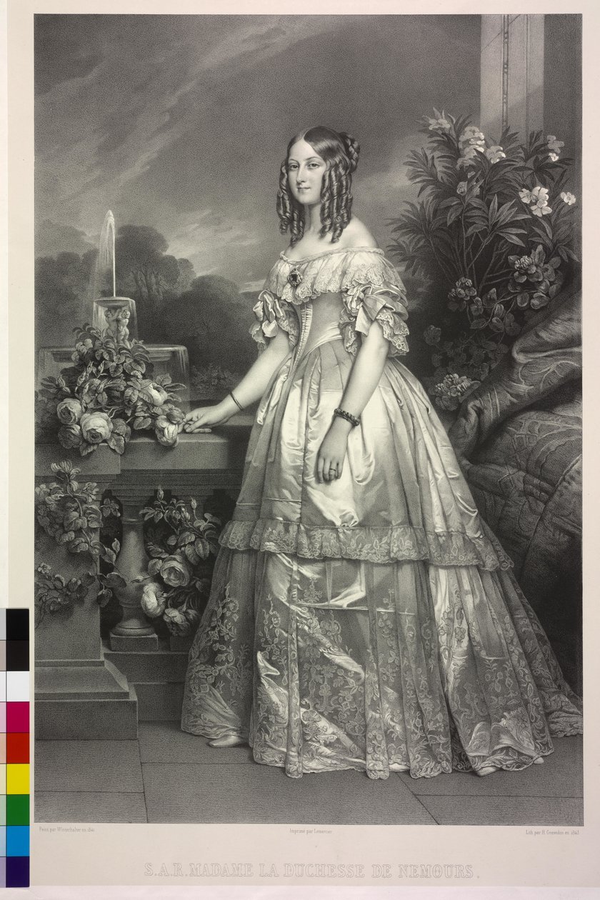 Princesa de Sajonia-Coburgo-Gotha Victoria de Henri Grevedon