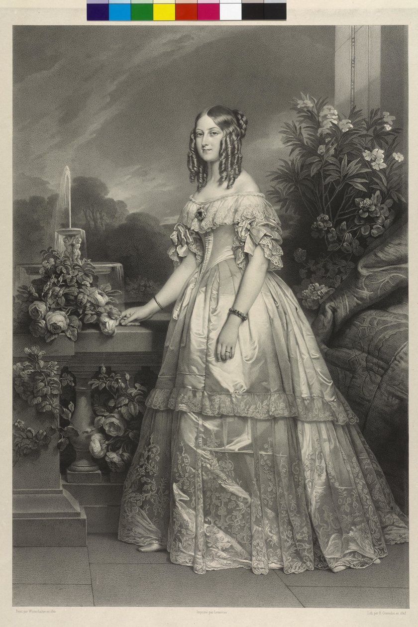 Princesa de Sajonia-Coburgo-Gotha Victoria de Henri Grevedon