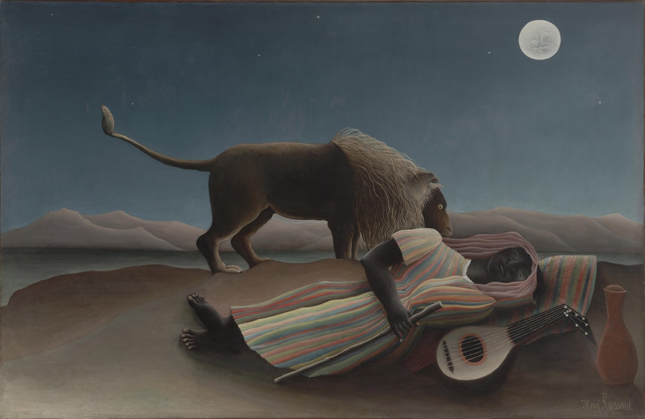 La gitana dormida de Henri J.F. Rousseau