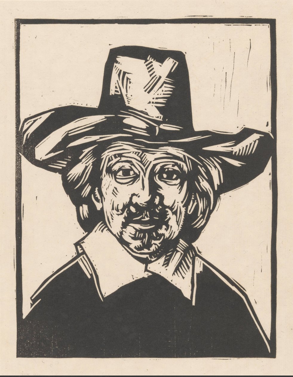 Hombre con sombrero de Henri Jonas
