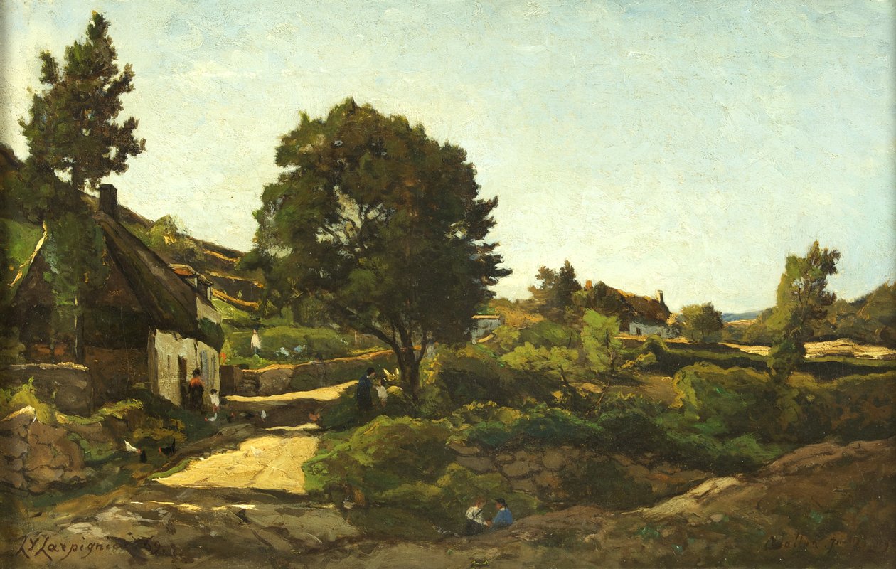 Avallon de Henri Joseph Harpignies