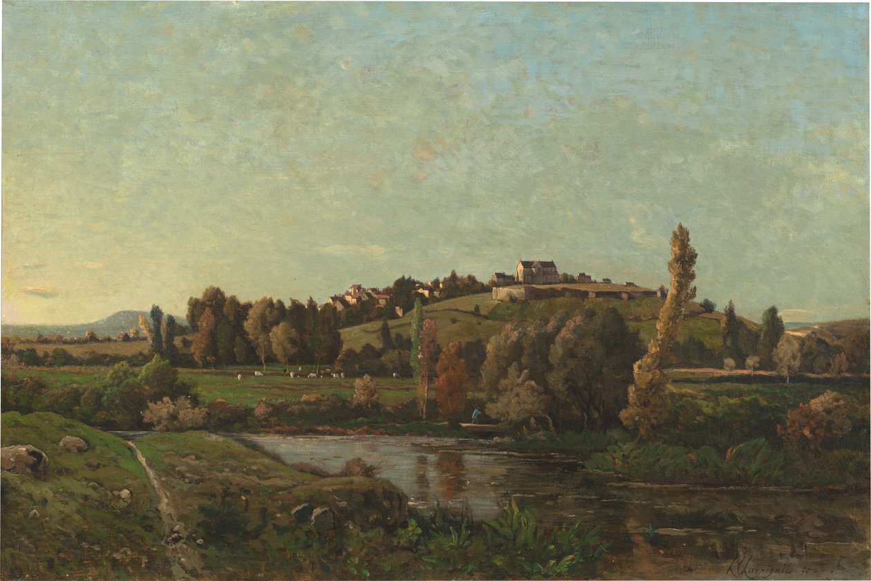 Paisaje en Auvernia de Henri Joseph Harpignies