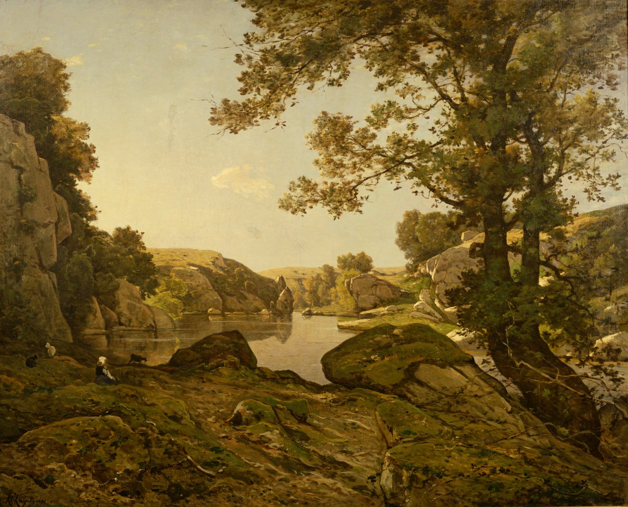 Le Saut de Loup de Henri Joseph Harpignies