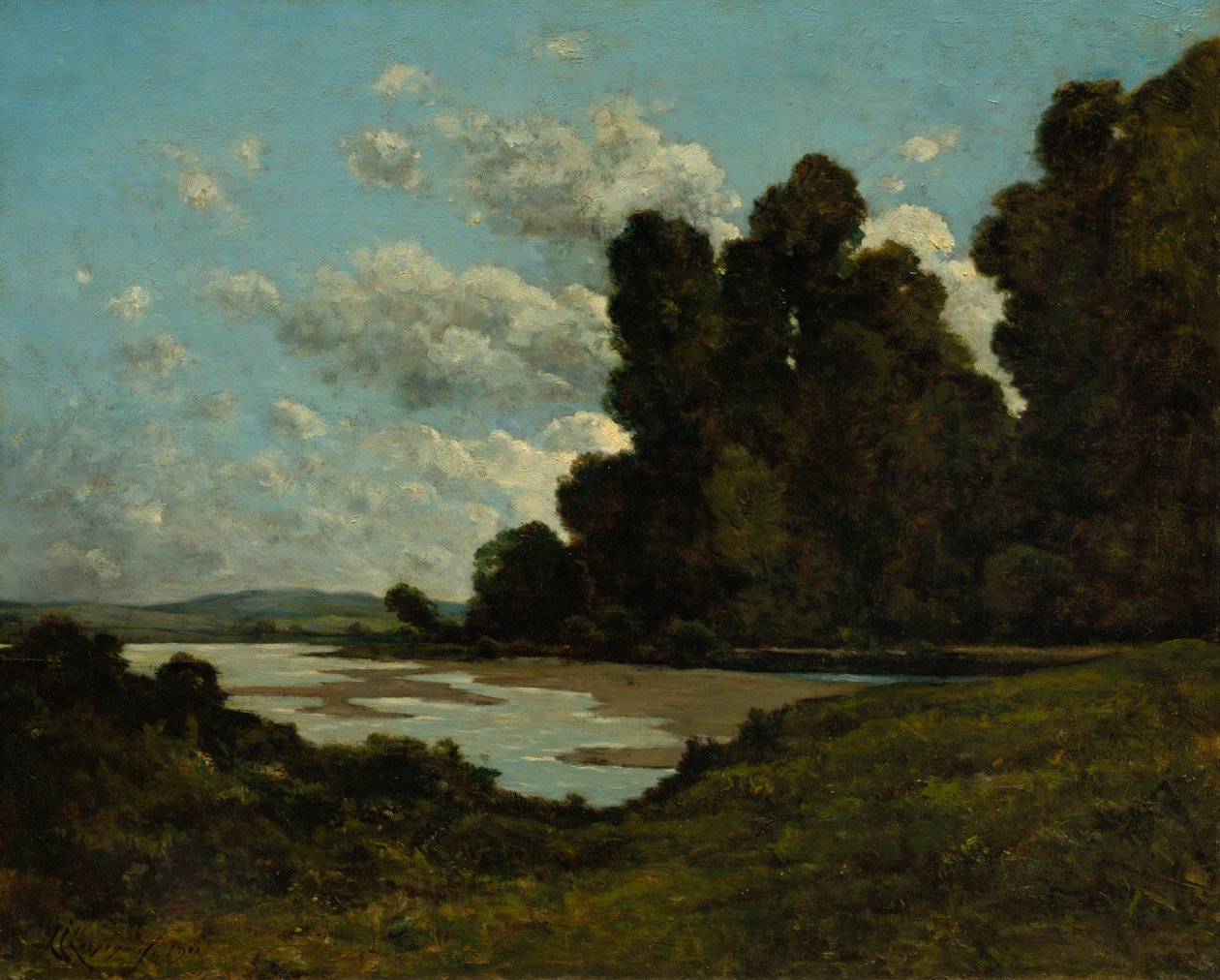 El Río Loira en Nevers, 1901 de Henri Joseph Harpignies