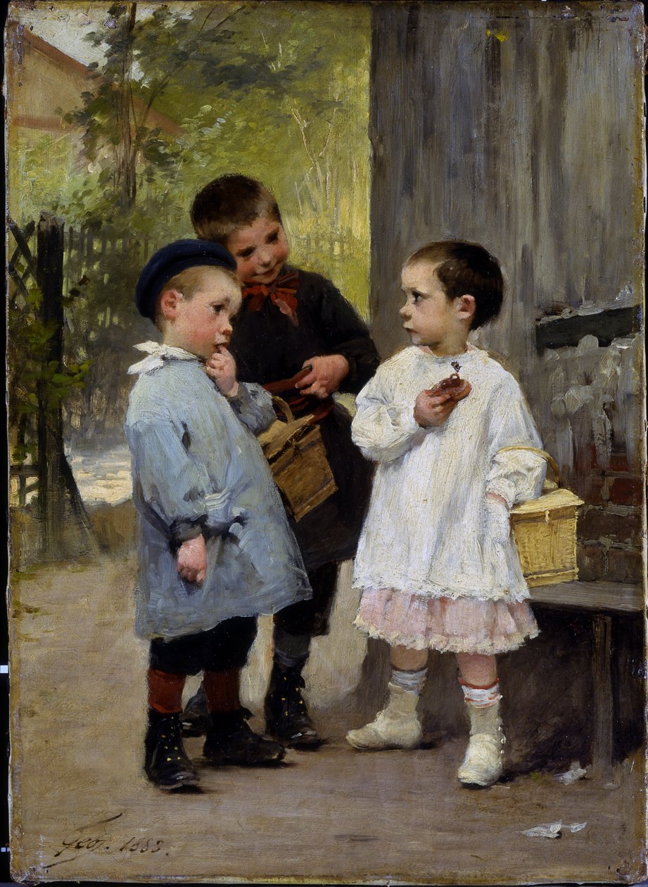 Dame un bocado, 1883 de Henri Jules Jean Geoffroy