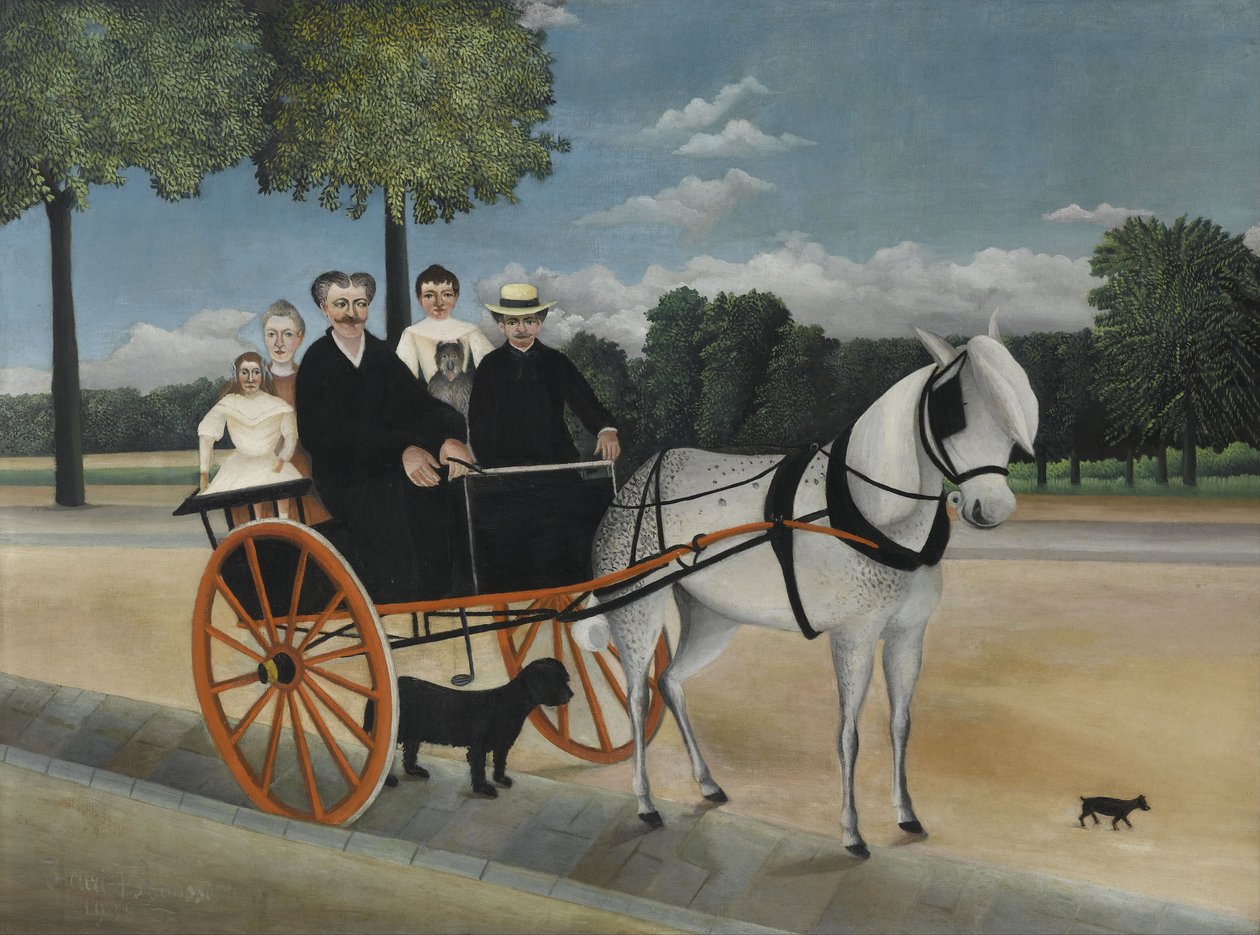 El carro del viejo Junier de Henri Julien Félix Rousseau