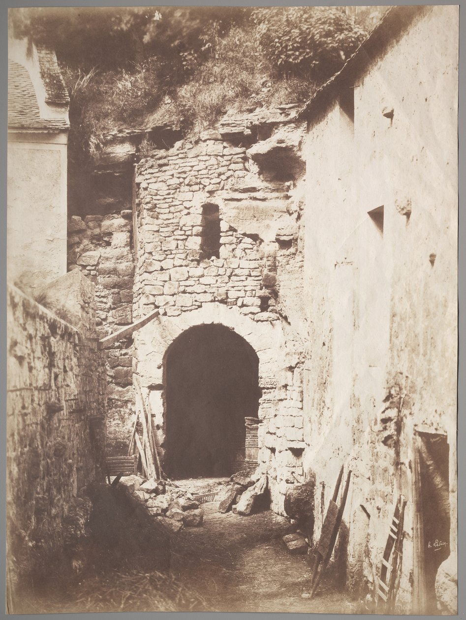 Detrás de la Granja Troglodita de Henri Le Secq