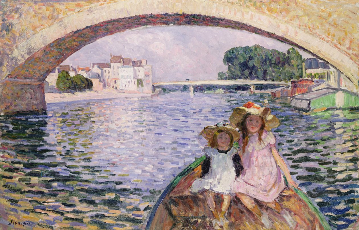 En el bote, 1903 de Henri Lebasque