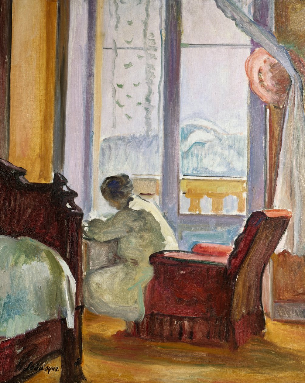 Mujer Escribiendo de Henri Lebasque