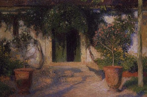 Entrada a una casa de Henri Martin