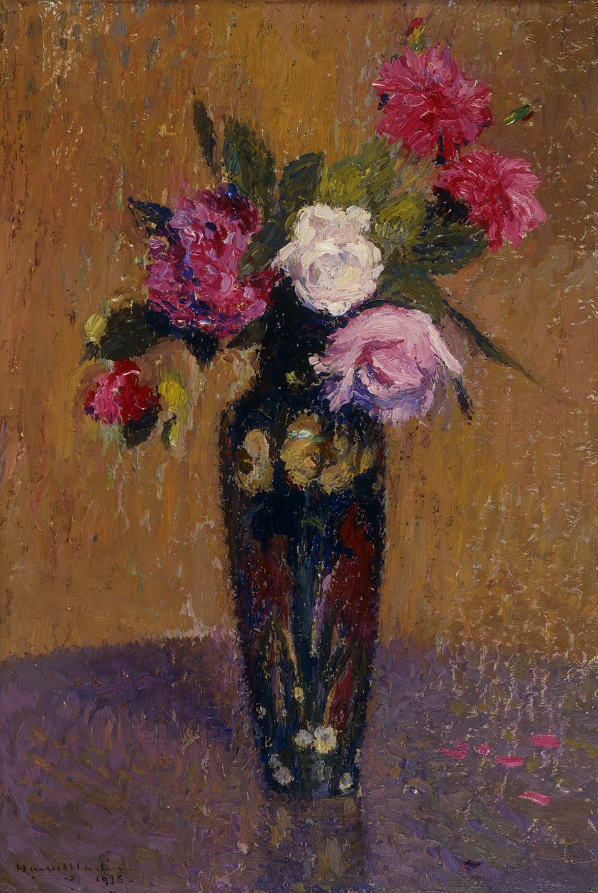 Jarrón de flores de Henri Martin