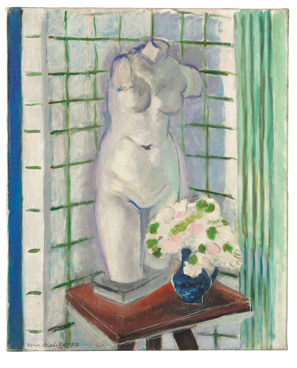 Antigüedades y claveles de Henri Matisse