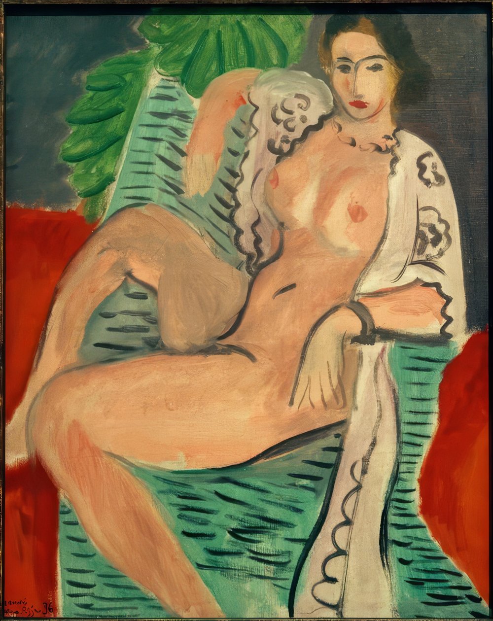 Desnudo drapeado de Henri Matisse