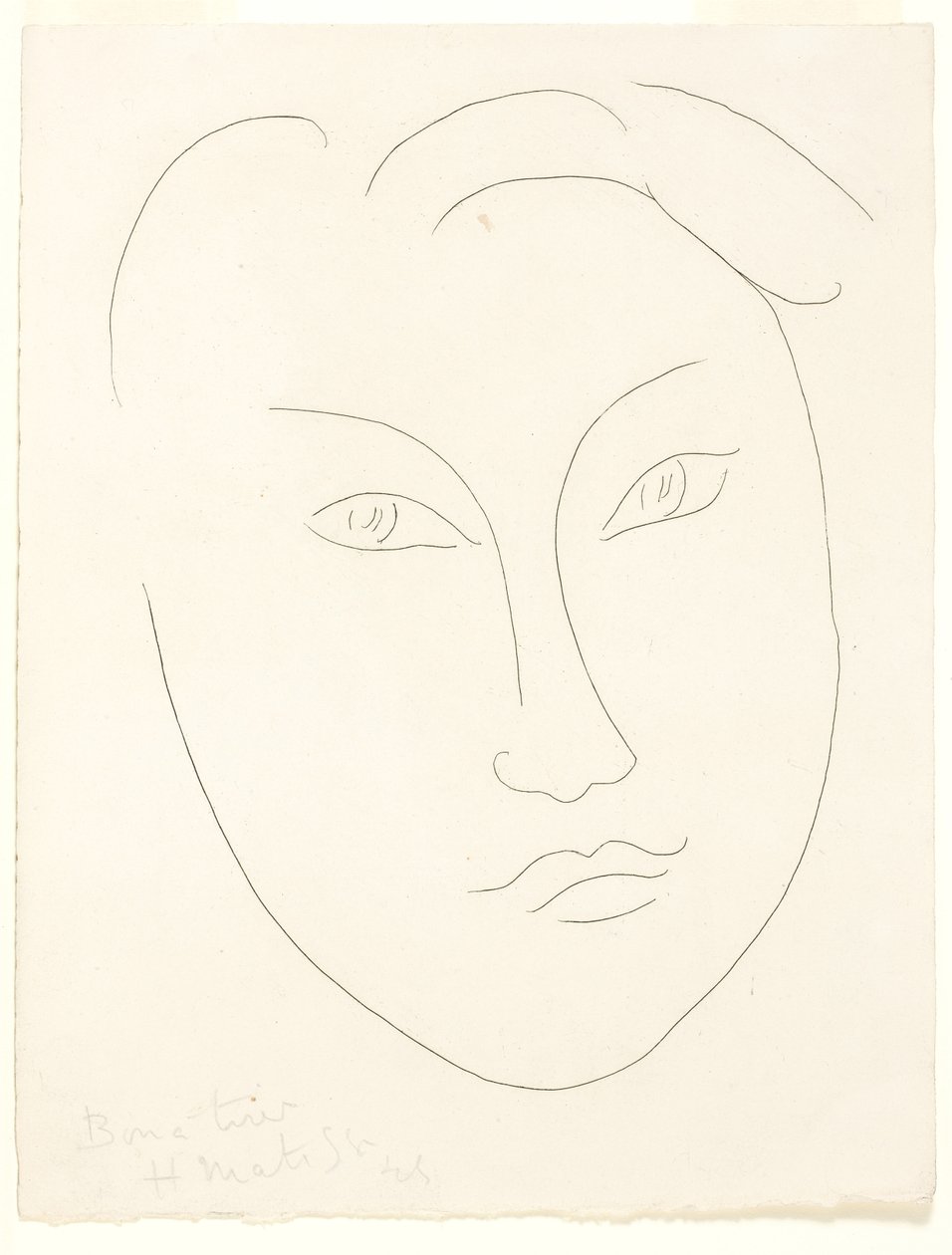 Cara de niño de Henri Matisse