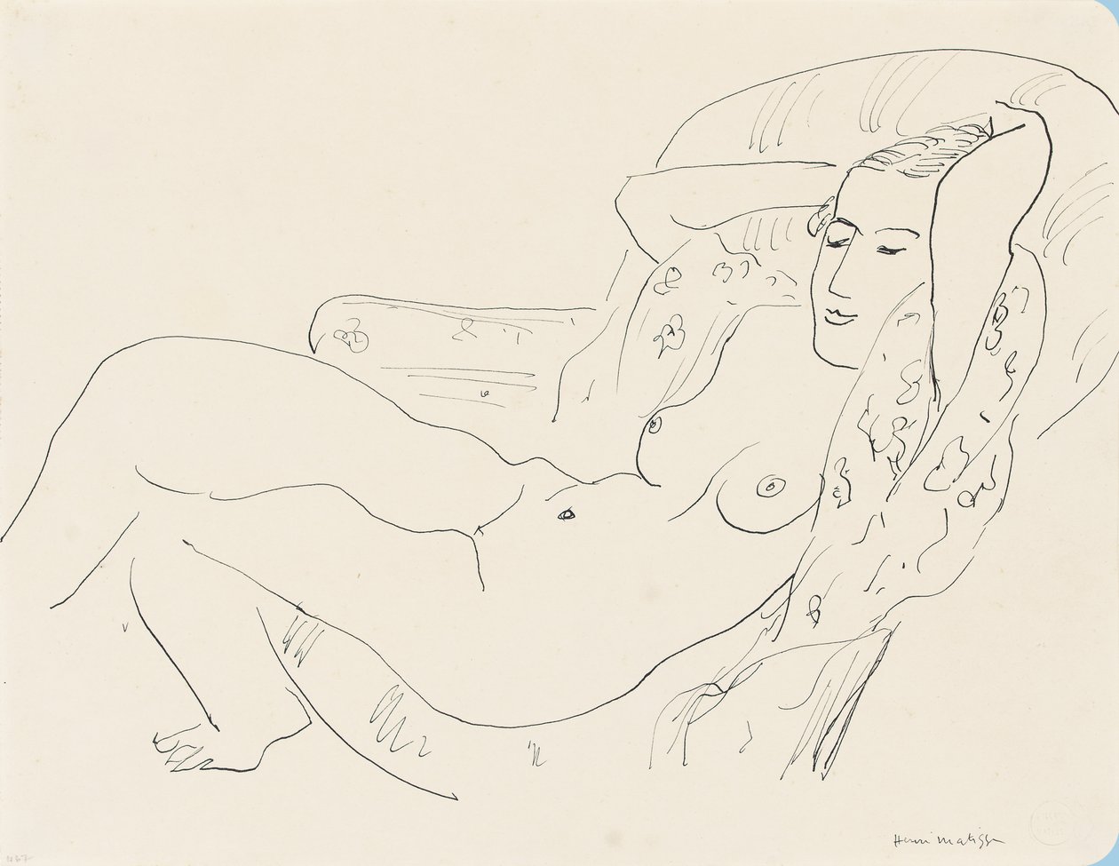 Mujer desnuda, brazos en alto de Henri Matisse