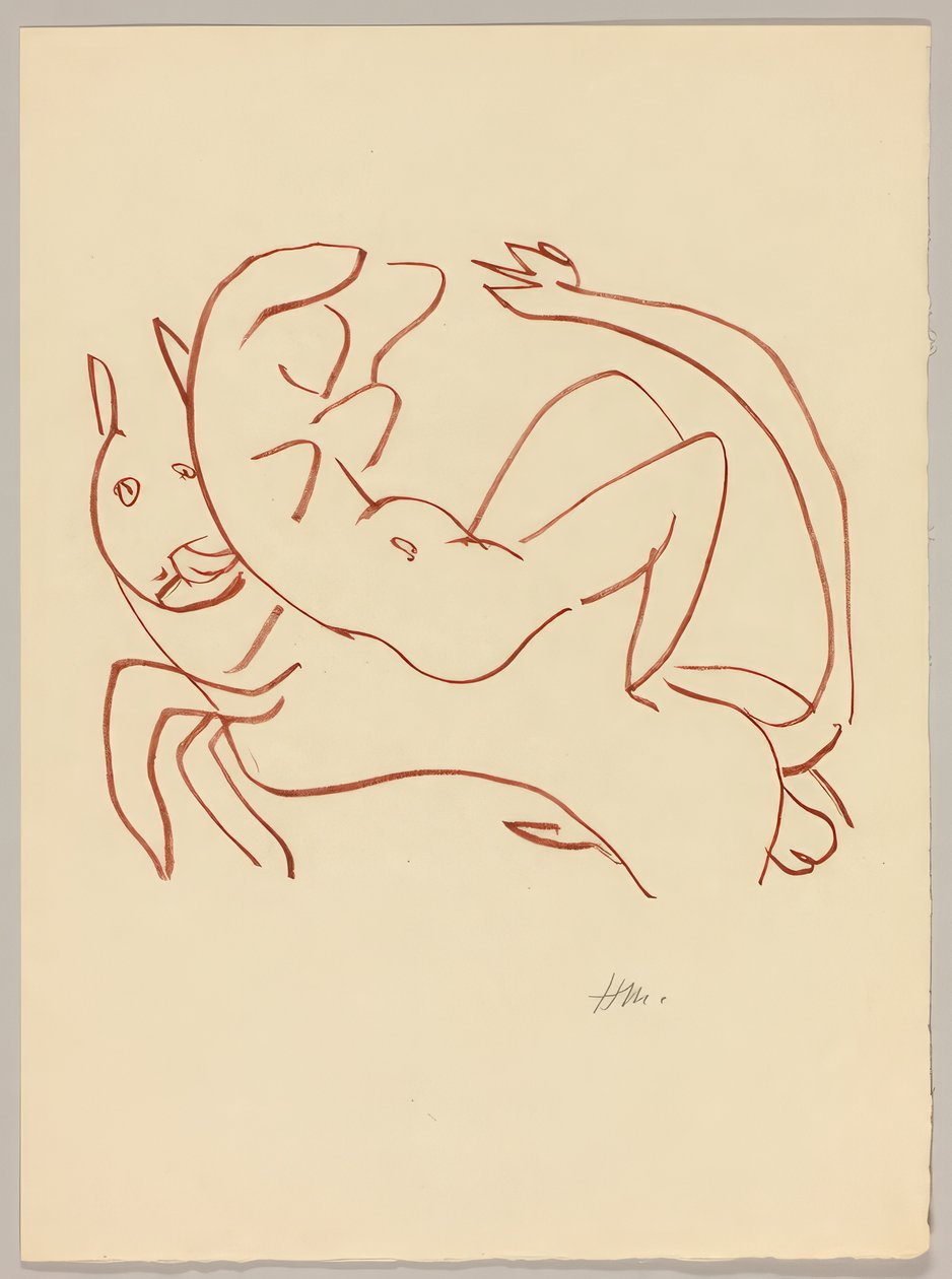Una selección de los Amours de Ronsard de Henri Matisse