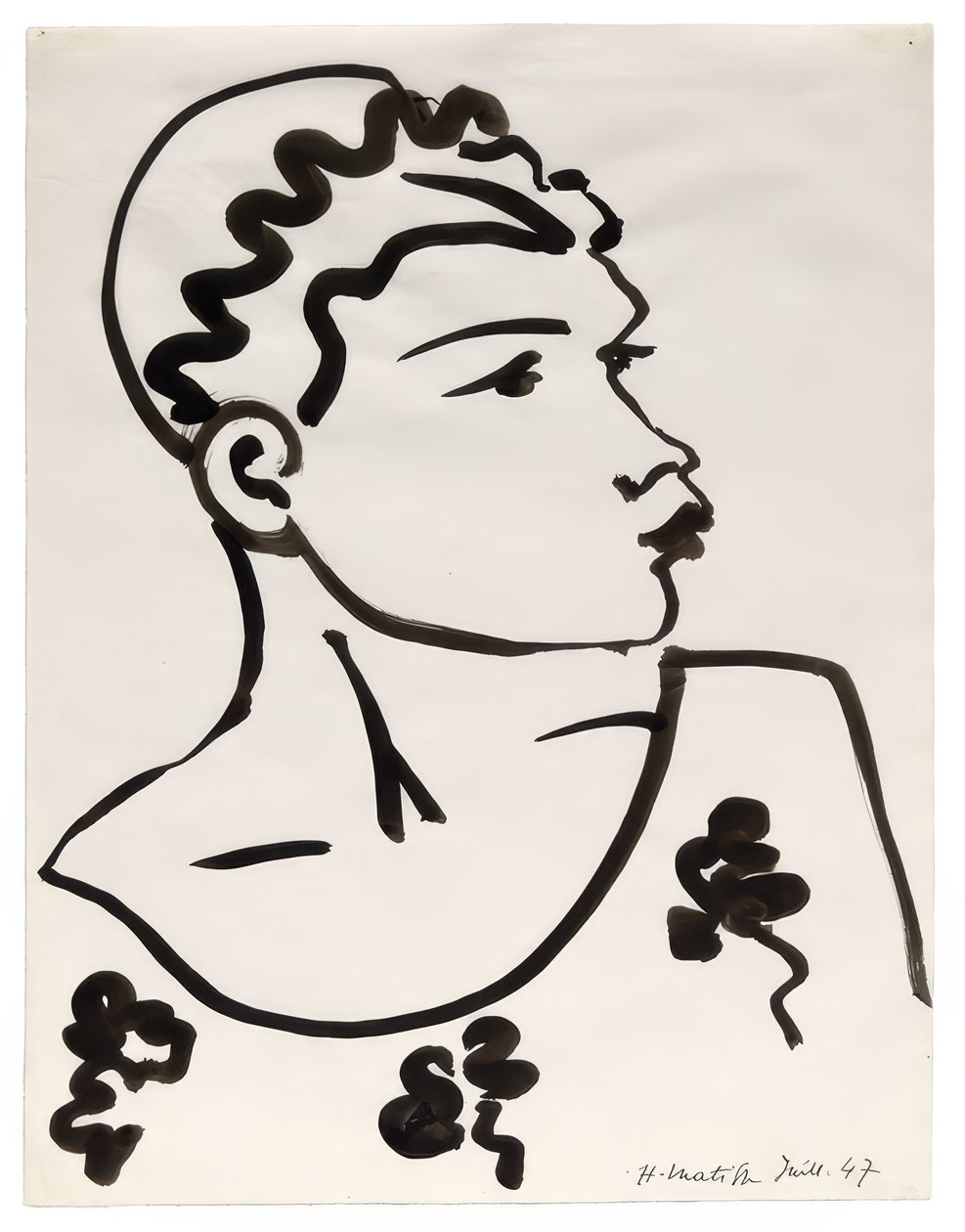 Cabeza de Henri Matisse