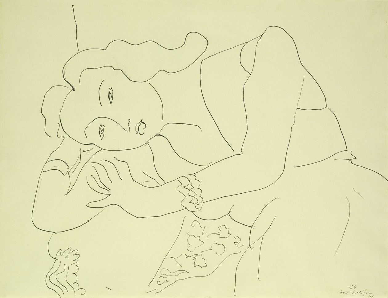 Cabeza de mujer de Henri Matisse