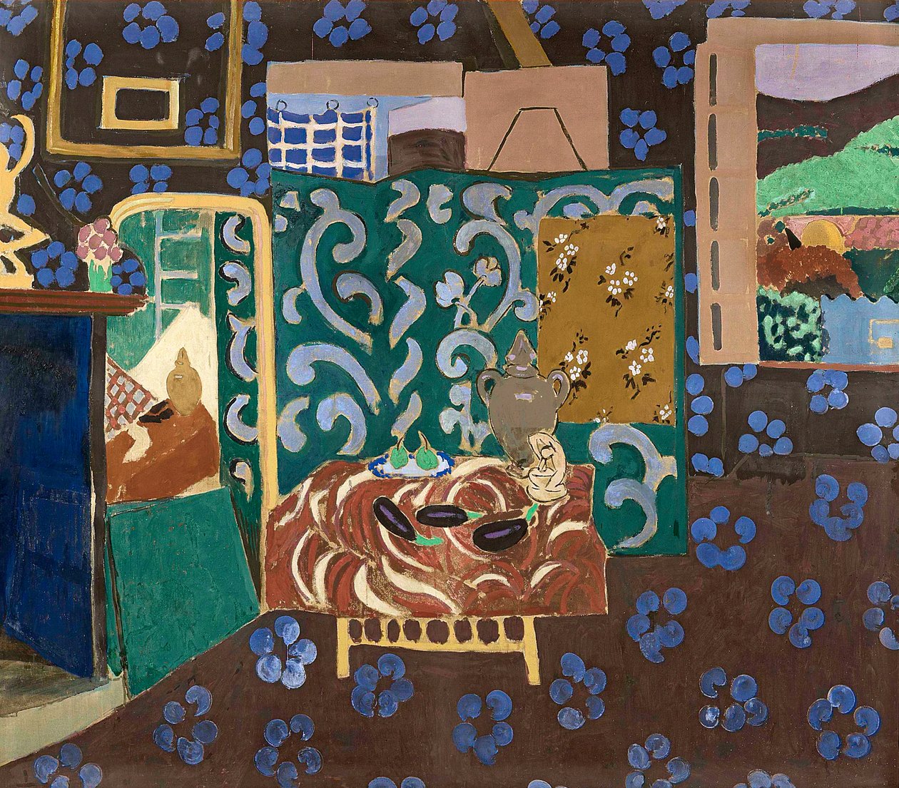 Interior con berenjenas de Henri Matisse