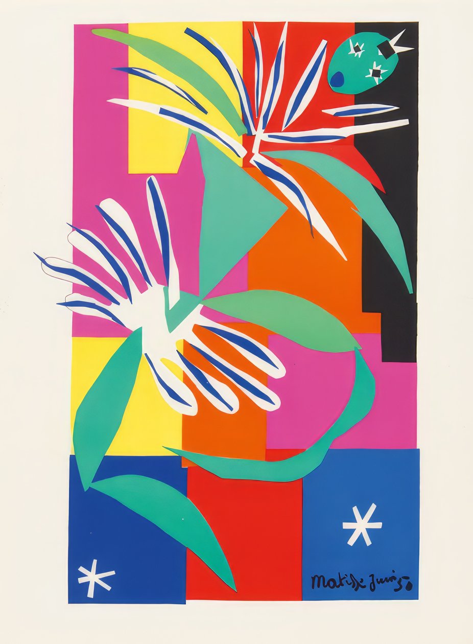 Convolute de ocho litografías en color de Henri Matisse