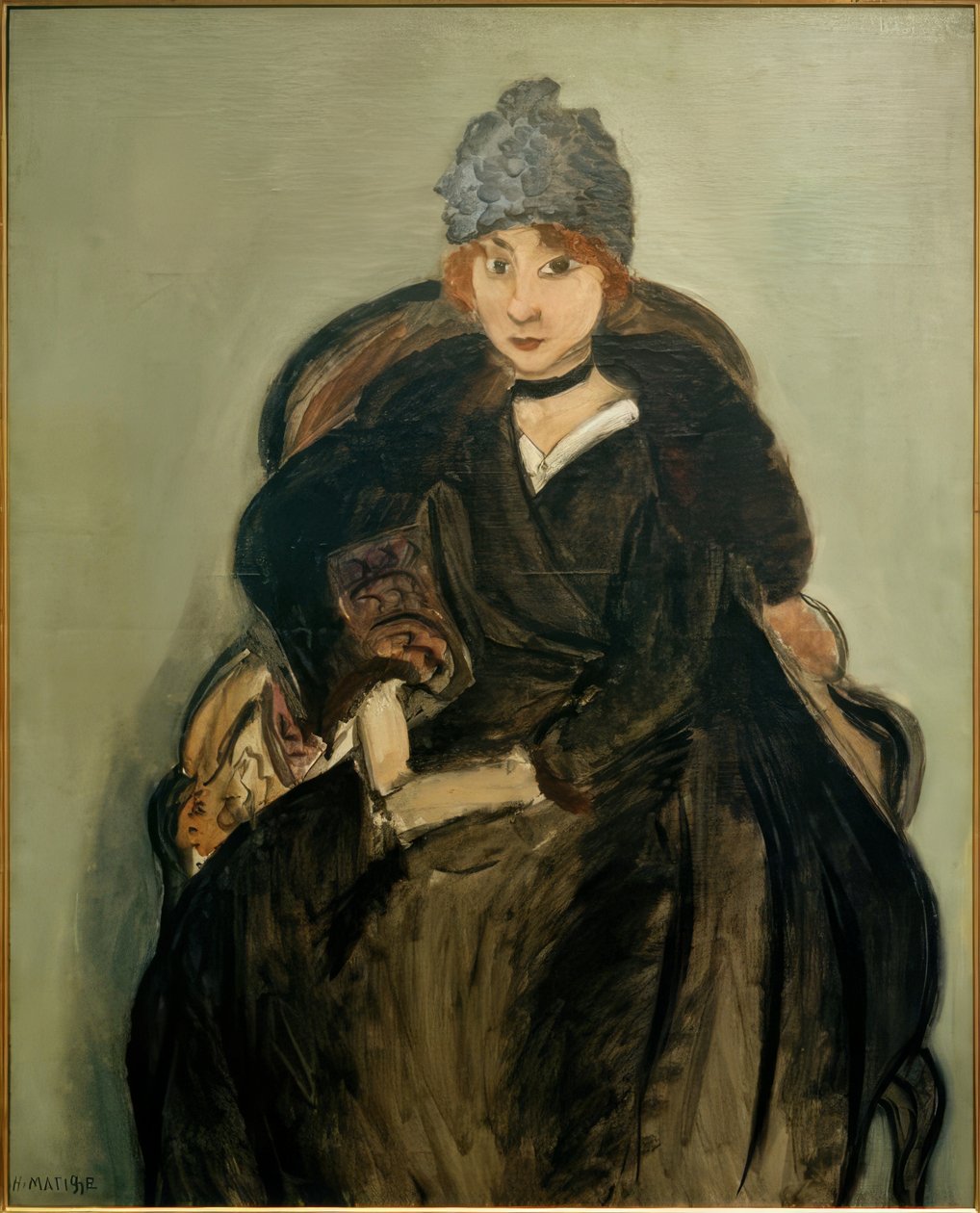Marguerite con sombrero azul de Henri Matisse