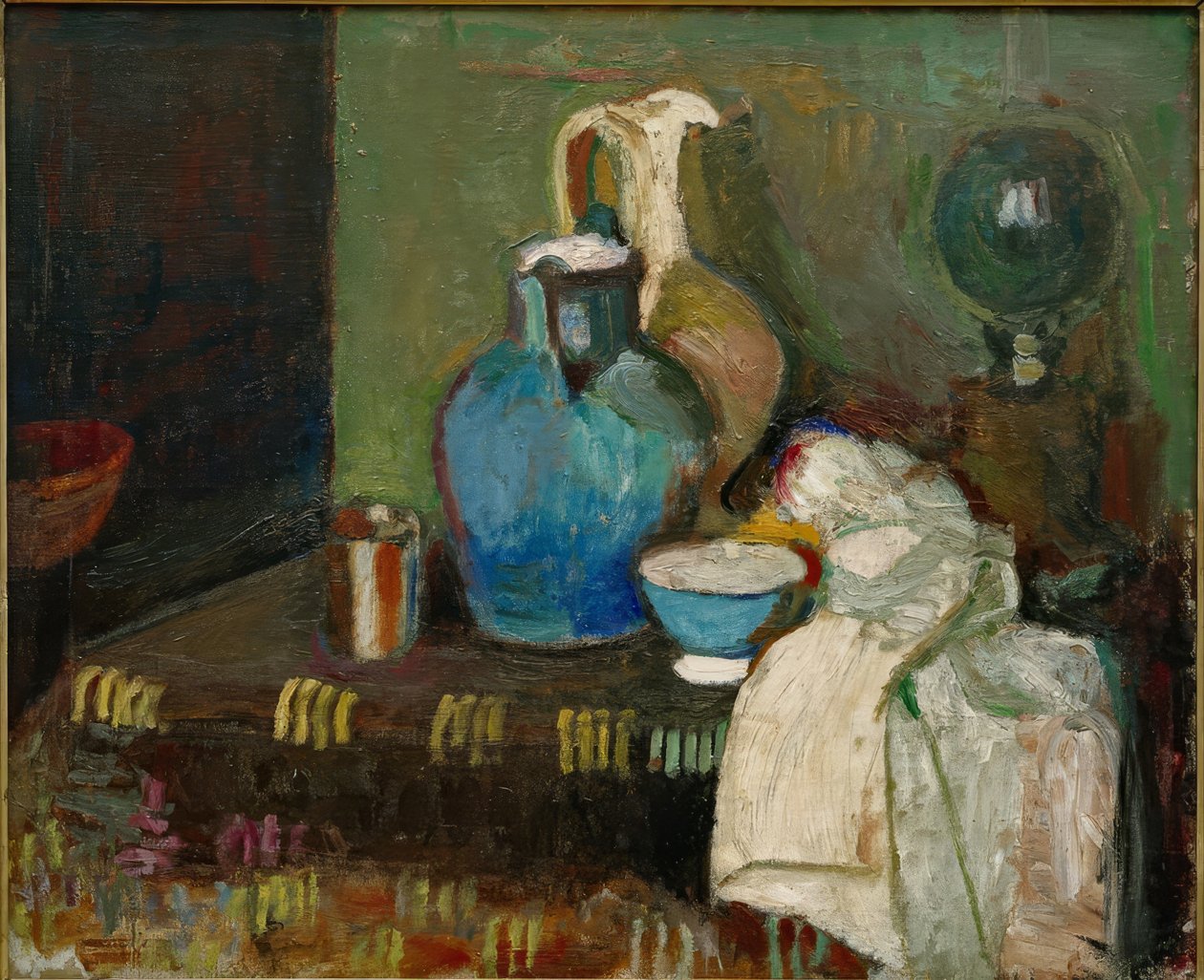 Bodegón con jarra azul de Henri Matisse