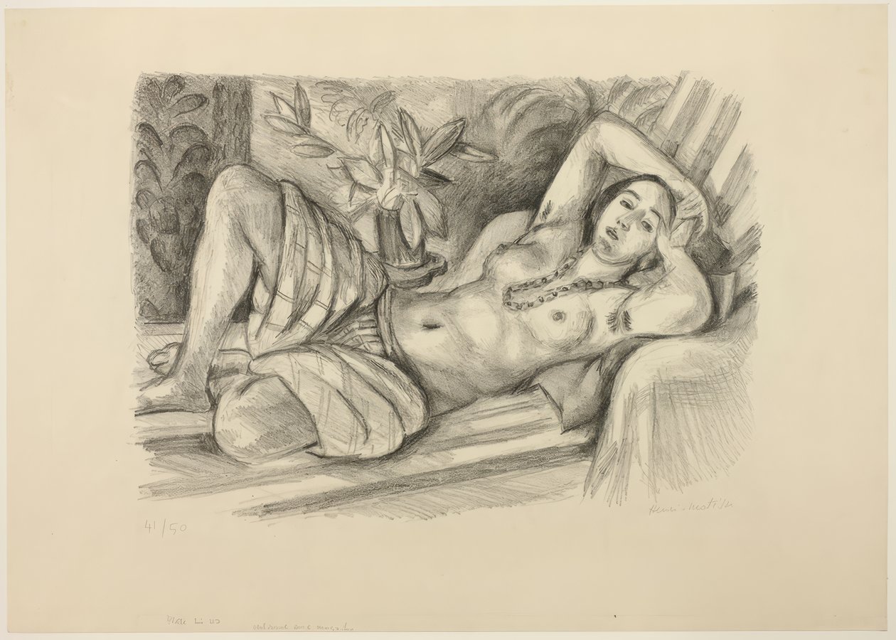 Odalisca con magnolia de Henri Matisse