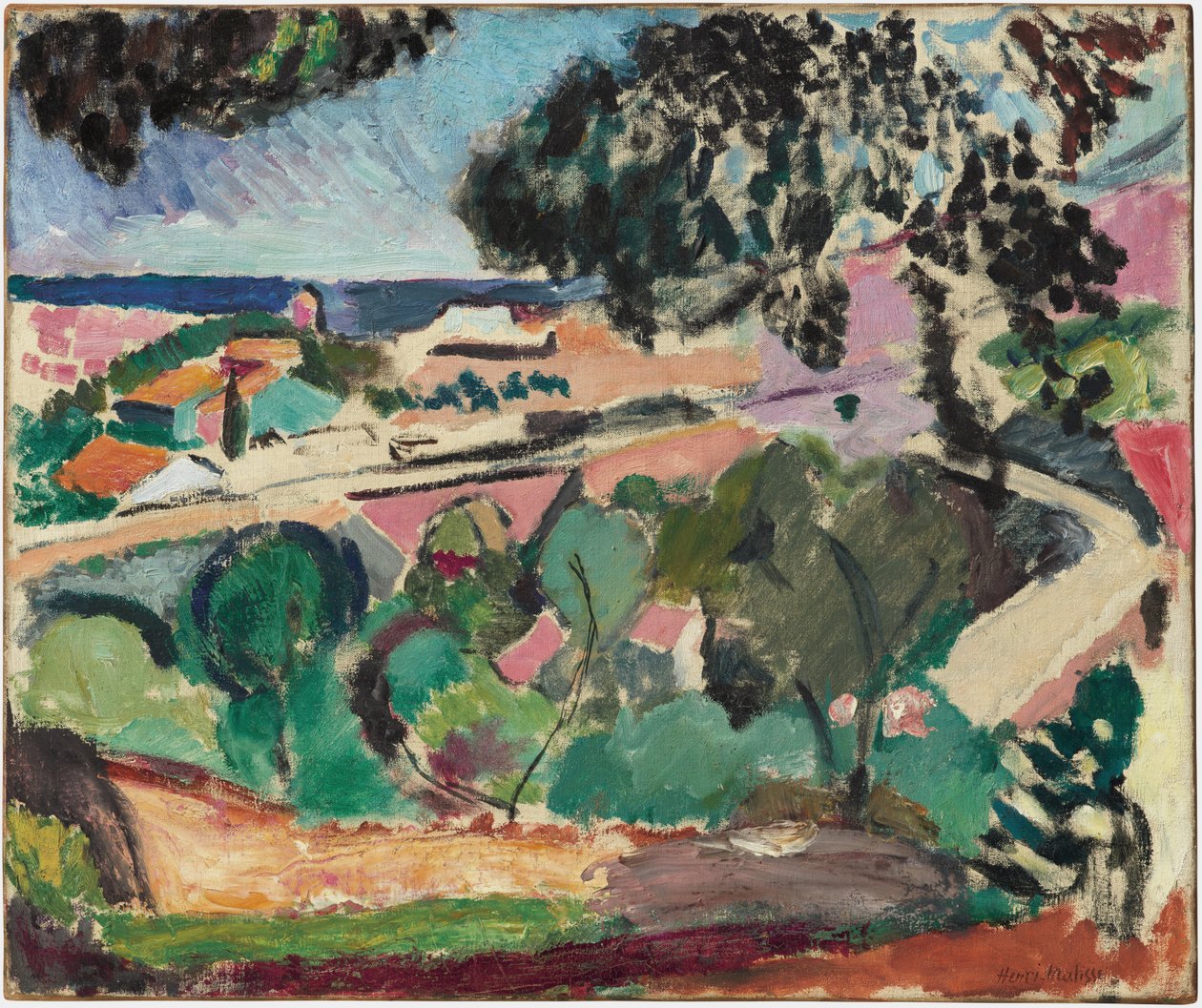 Paisaje de Collioure de Henri Matisse