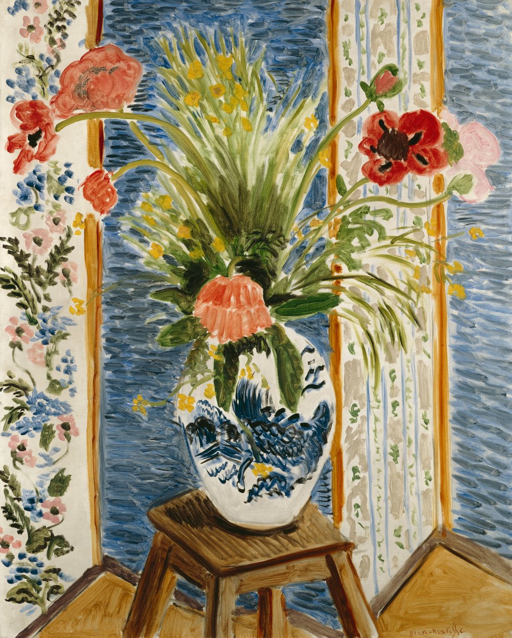 Amapolas, c.1919 (óleo sobre lienzo) de Henri Matisse