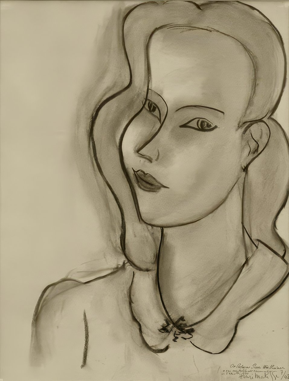 Retrato de mujer de Henri Matisse