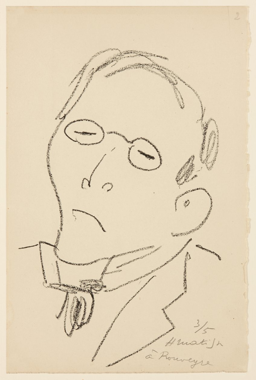 Retrato de Paul Léautaud de Henri Matisse