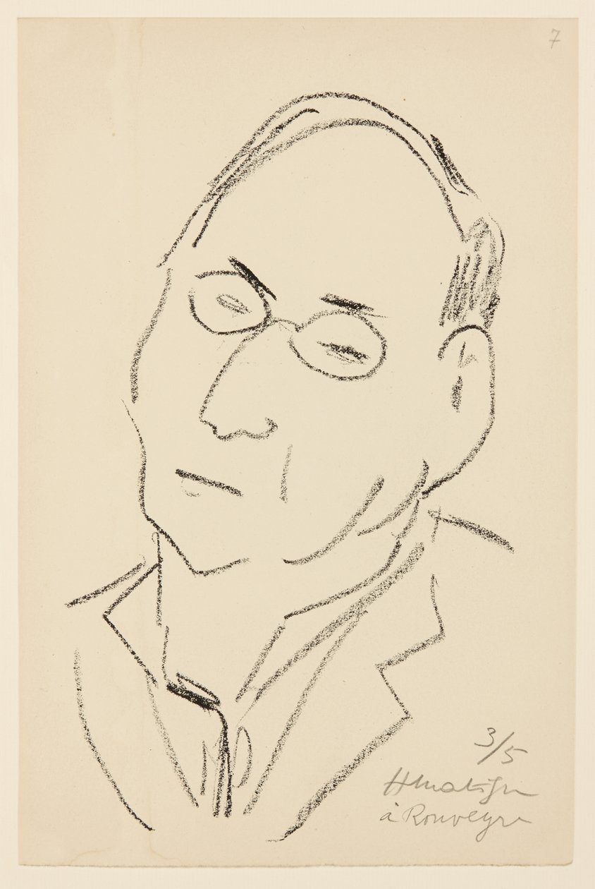 Retrato de Paul Léautaud de Henri Matisse