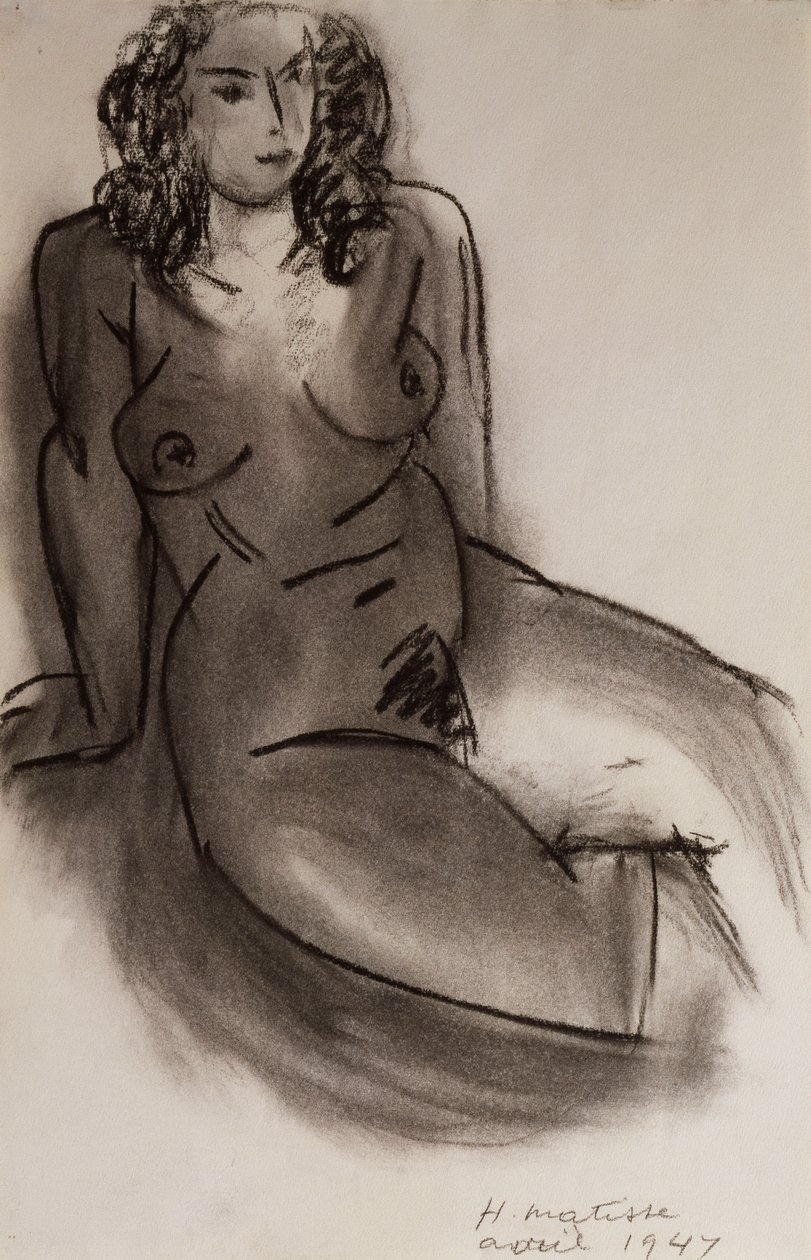 Mujer desnuda sentada de Henri Matisse