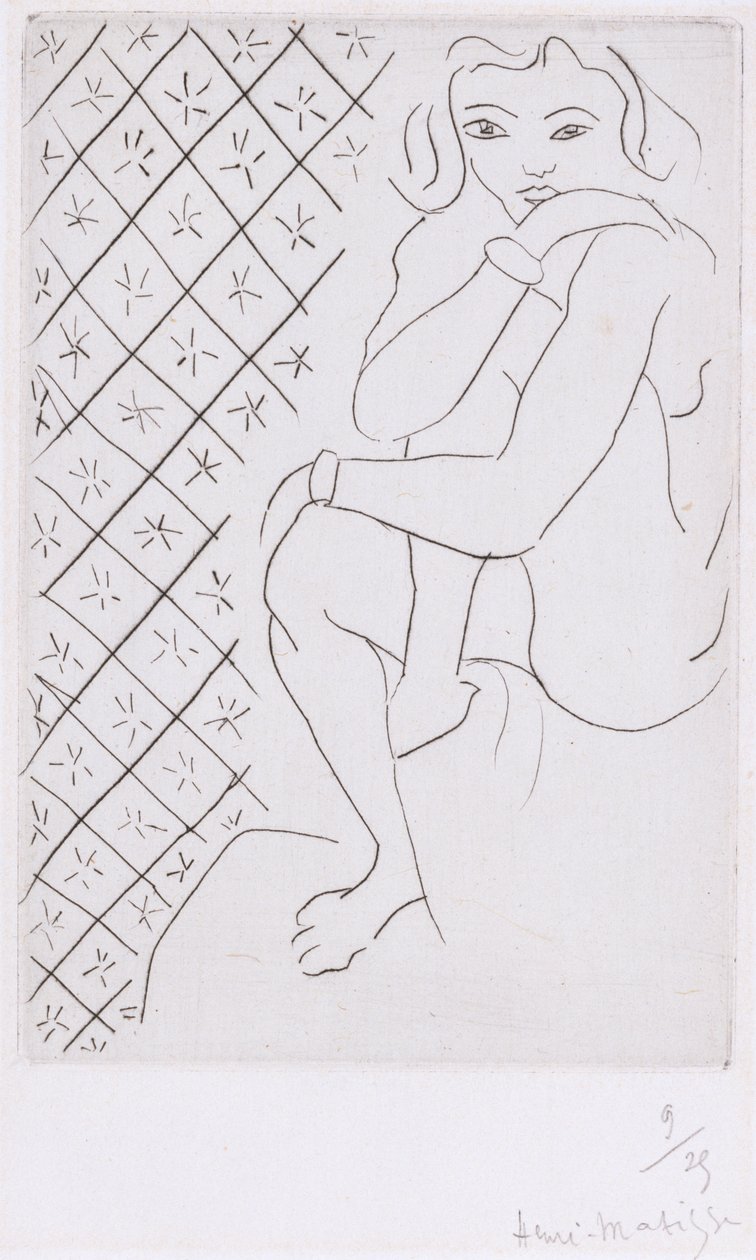 Odalisca sentada de Henri Matisse