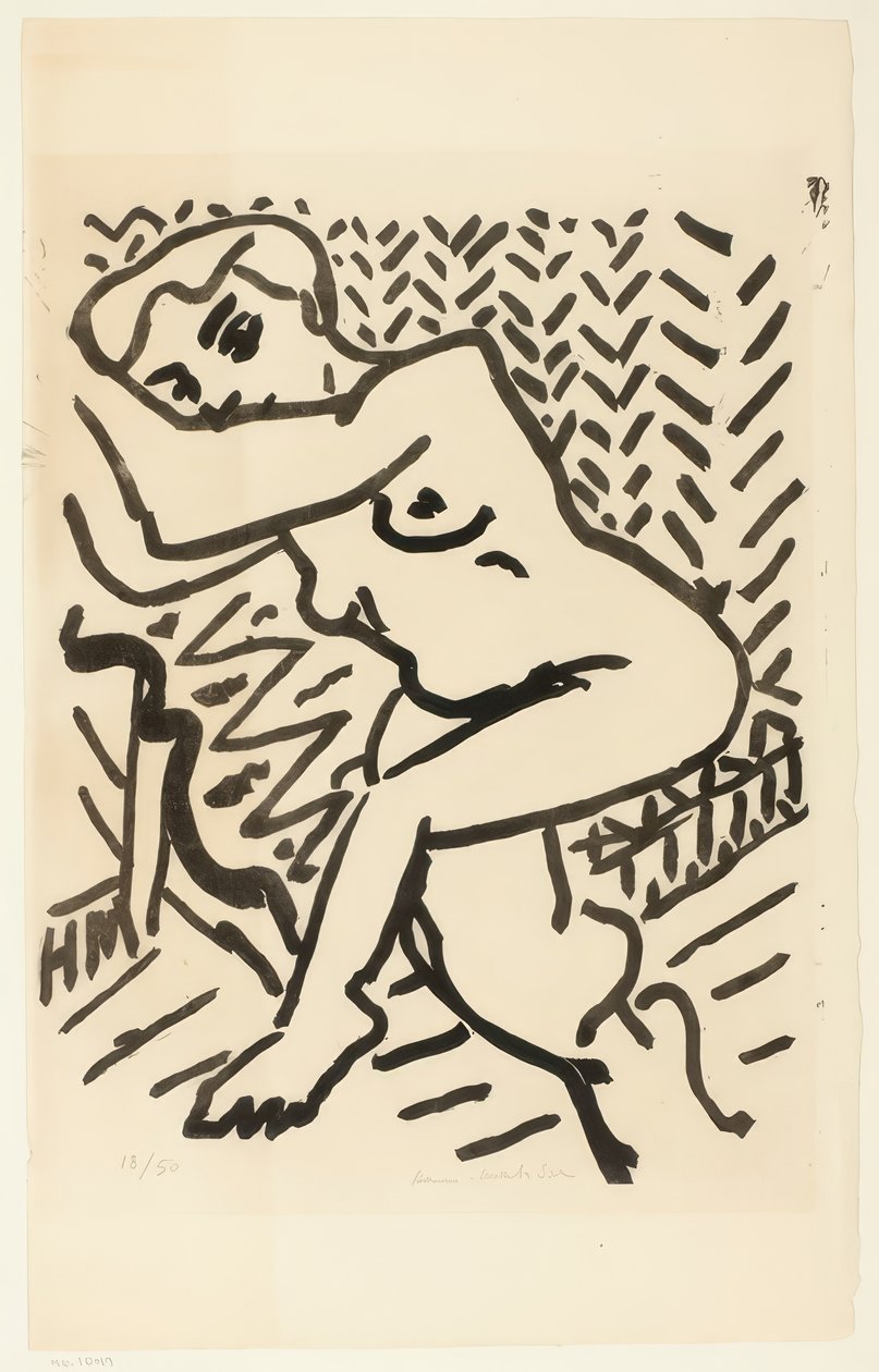 Pequeña xilografía ligera de Henri Matisse